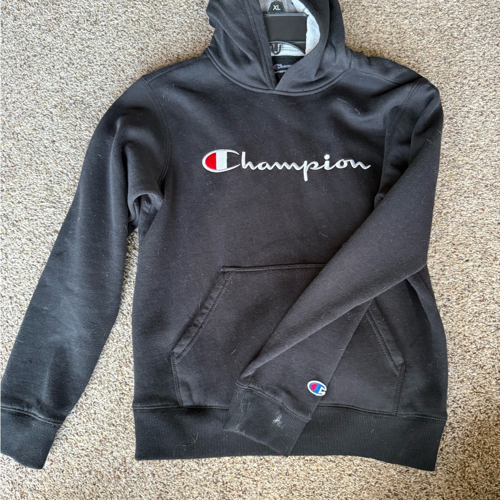 Champion Dark Gray Athletic Hoodie